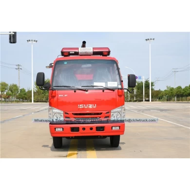 Nuevo fabricante de camiones de bomberos de 4000 litros China, 4x2 4cbm pequeño camión de bomberos