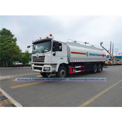 Shacman 6x4 22000L xe tải bình xăng, nhà cung cấp xe tải chở dầu