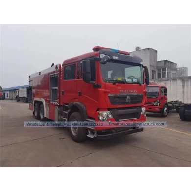 SINOTRUK HOWO 12000liters fire truck manufacturer china,6X4 water tank fire truck supplier