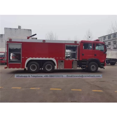 SINOTRUK HOWO 12000liters fire truck manufacturer china,6X4 water tank fire truck supplier