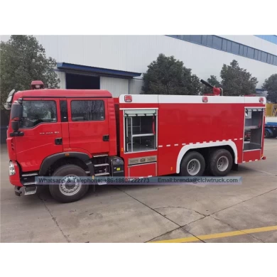 SINOTRUK HOWO 12000liters fire truck manufacturer china,6X4 water tank fire truck supplier