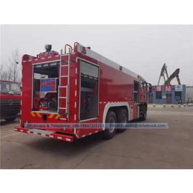 SINOTRUK HOWO 12000liters fire truck manufacturer china,6X4 water tank fire truck supplier