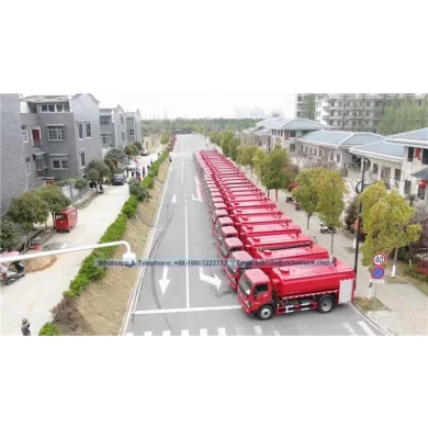 Sinotruk howo 4x2 6000 litro camión de bomberos