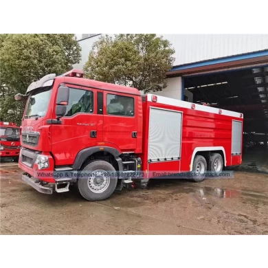 SINOTRUK HOWO 6X4 12000Liter water tank fire truck manufacturer china