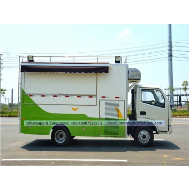 fashionable DONGFENG mobile fast food truck for sale in Kuwait