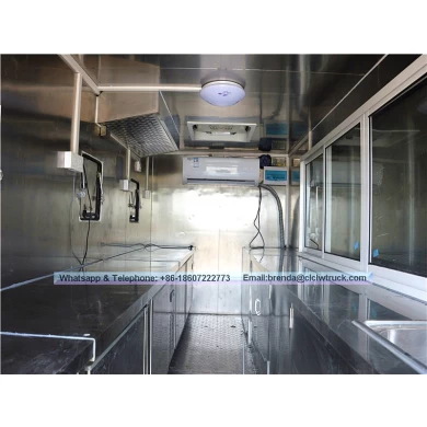 fashionable DONGFENG mobile fast food truck for sale in Kuwait