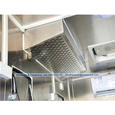 fashionable DONGFENG mobile fast food truck for sale in Kuwait