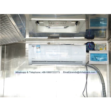 fashionable DONGFENG mobile fast food truck for sale in Kuwait