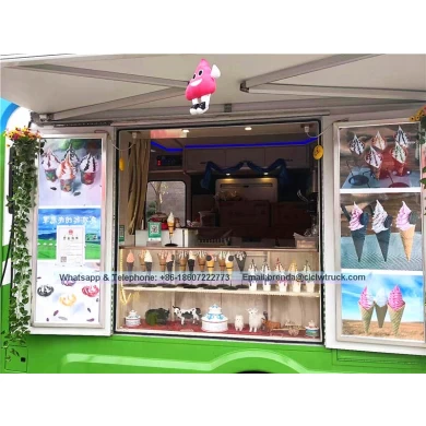 small ice cream cart, elctric food van, food trailer supplier