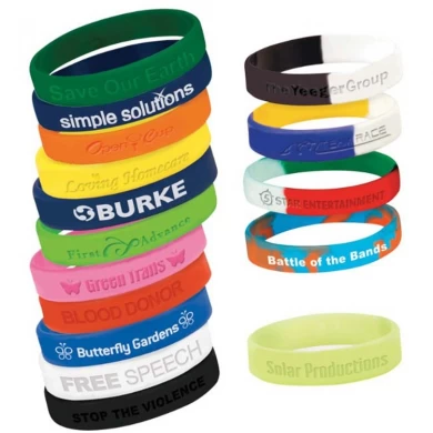 Bracelet personnalisé de silicone de bracelets pour des événements