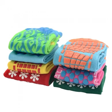 Calcetines personalizados para niños trampoline park jump calcetines trampoline grip bulk