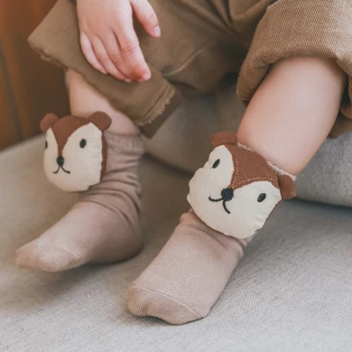 Medias de la muchacha del niño largo de la rodilla blanca medias altas bebé agarre calcetines sobre la rodilla calcetines para niños