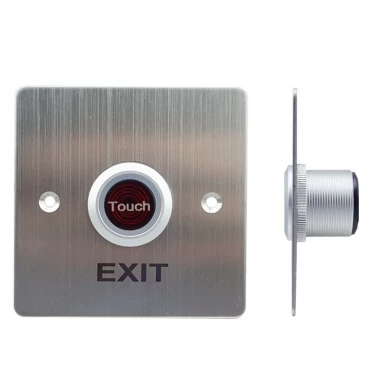 2020 SMQT Liberación de puerta táctil infrarroja para salir del botón de control de acceso botón de interruptor