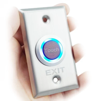 2020 SMQT LED إشارة باب اللمس تحرير زر خروج الأشعة تحت الحمراء لنظام التحكم في الوصول
