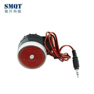 ABS material 12V DC alarma sirena eléctrica 115db