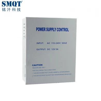 Controle de acesso DC 12V Tipo Switching Power Supply bateria de backup embutida