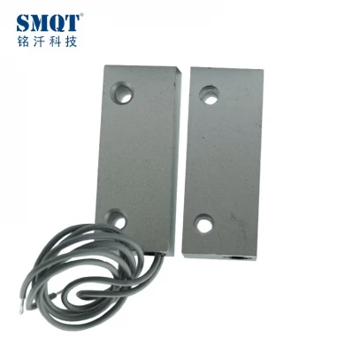 Alloy metal magnetic contact switch sensor for wood fire door