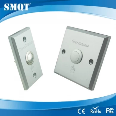 Aluminum panel door release/switch button