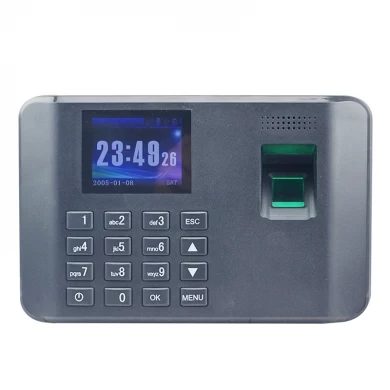 Biometric techolongy เครื่องอ่านลายนิ้วมือเวลาเข้าปุ่มกดที่มีอินเตอร์เฟซการสื่อสาร TCP / IP USB