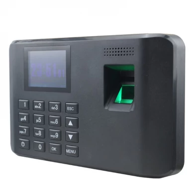 Lector de teclado biométrico de asistencia de tiempo de huellas dactilares de tecnología digital con interfaz de comunicación USB TCP / IP