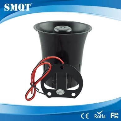 Black wired electric alarm siren from shenzhen alarm siren manufacturer