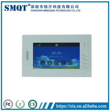 EB-839 Visualized Operation Platform 7 Inch Touch Screen Wireless GSM Home Alarm