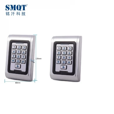 EM 125Khz/13.56Mhz rfid digital access control keypad for apartment