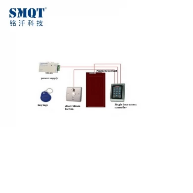 EM 125Khz / 13.56Mhz rfid bàn phím điều khiển truy cập kỹ thuật số cho căn hộ