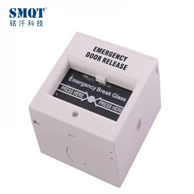 Emergency break glass manual call point for fire alarm and emergency exit