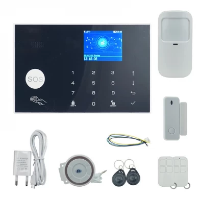 GSM + WIFI LED Tuya App contrôle voix système d'alarme système domestique EB-828