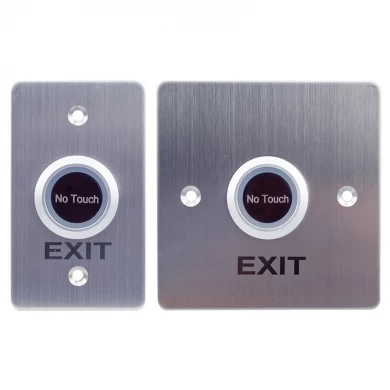 Kapı erişim kontrol sistemi için 2 Renk LED ışık kullanımı ile Kızılötesi Dokunmatik Çıkış düğmesi