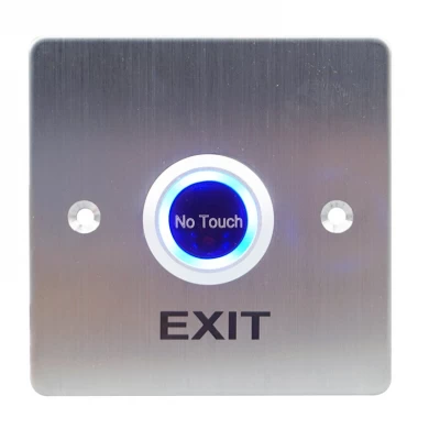 Infrared No Touch Exit button with 2 Colors LED light use for door access control system