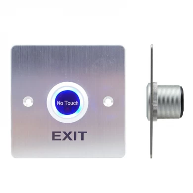 Botón de salida infrarroja sin contacto con luz LED de 2 colores para el sistema de control de acceso a la puerta