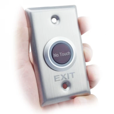 LED Göstergesi Dokunmatik Kontaksız Kızılötesi indüksiyon Kapı Açma Çıkış Düğmesi erişim kontrol sistemi için