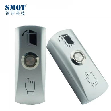 Metal Zinc alloy access control door release exit button with LED back light