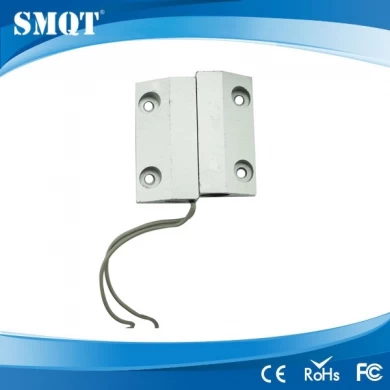Metal door magnetic contact for access control and alarm system