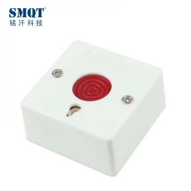 Metal alarm sistemi ve erişim kontrol sistemi mini boyut acil durum düğmesi anahtar reset