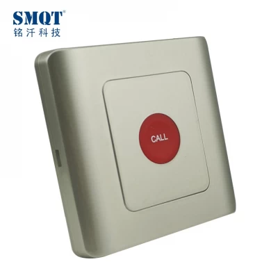 Botón de llamada de emergencia montado en la pared inalámbrico a prueba de agua al aire libre 433MHz