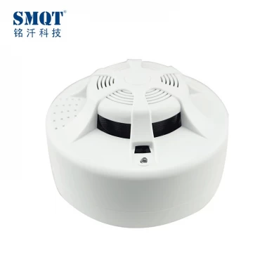 Photoelectric Standalone 9V Wireless Fire Alarm Smoke Detector For Home Security