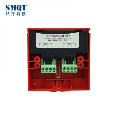 Red/ Green auto-reset fire manual call point for fire alarm