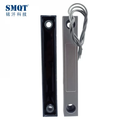 Square bar shape wired metal magnetic door sensor