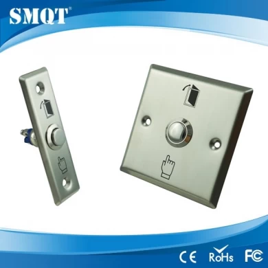 Stainless steel panel door release/switch button