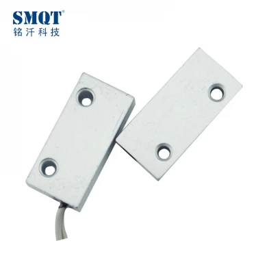 Surface mount wired metal magnetic contact sensor