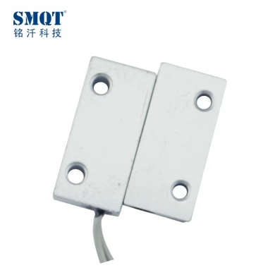 Surface mount wired metal magnetic contact sensor