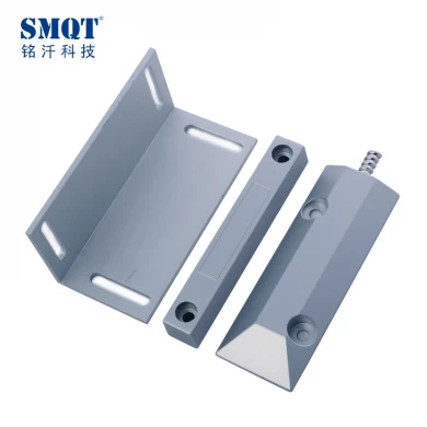 Waterproof shutter door magnetic contact sensor with bracket