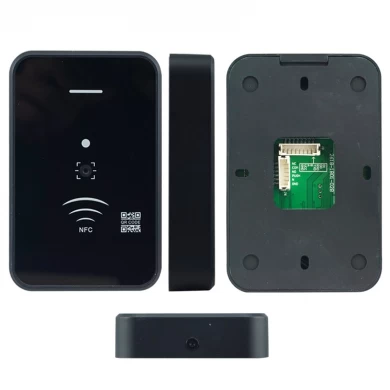 微信小程序QR码和RFID13.56MHz WG格式输出门禁系统读卡器