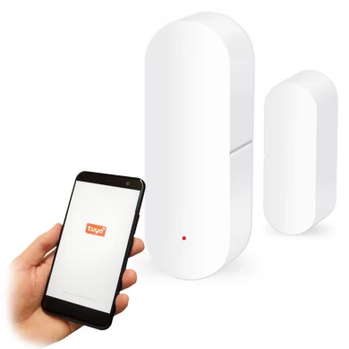 O sensor de contato de porta inteligente WiFi funciona com a amazon alexa routines, google home e IFTTT