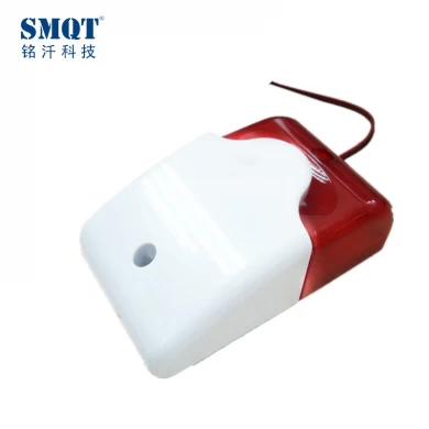 Wired strobe siren with blue or red color optional