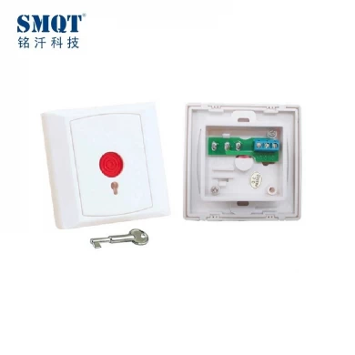 auto-reset/key-reset emergency push button for access control and alarm