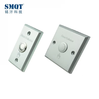 interruptor de botón de apertura de puerta de aluminio para control de acceso